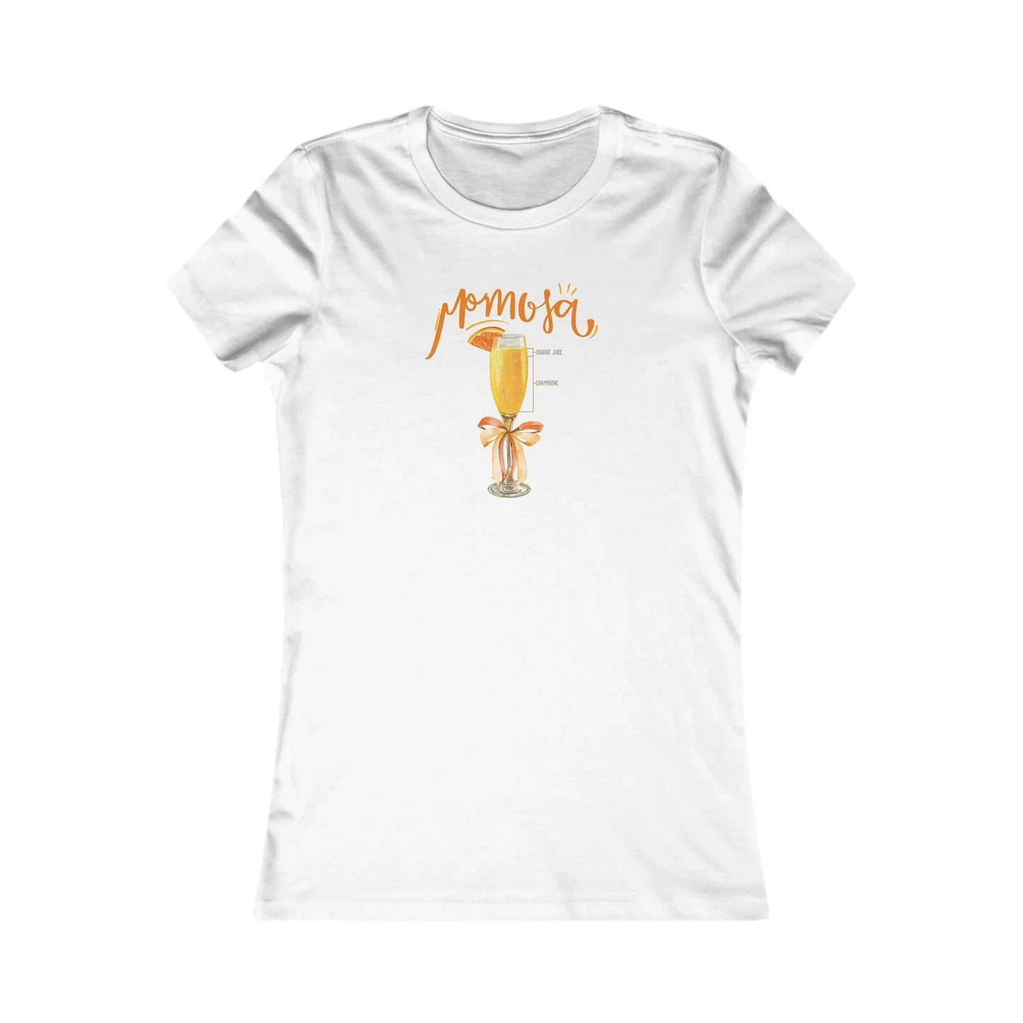 MOMosa: Orange Juice & Champagne Women's Tee