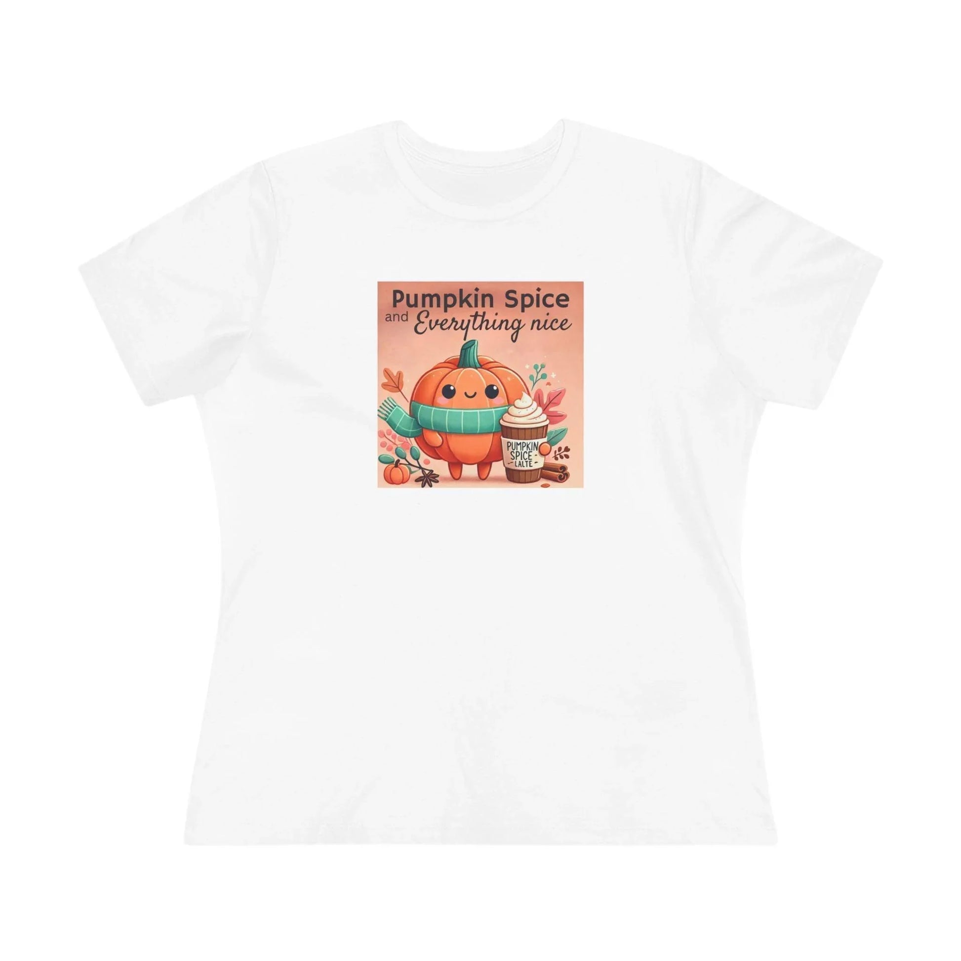 Cute Pumpkin: Pumpkin Spice and Everything Nice - Women's Softstyle Tee - Whippie's