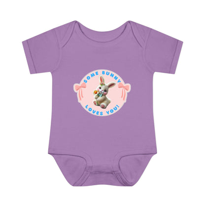 Some Bunny Loves You Baby Onesie - Hop into Easter with Adorable Style! 🐰💖 - Whippie's
