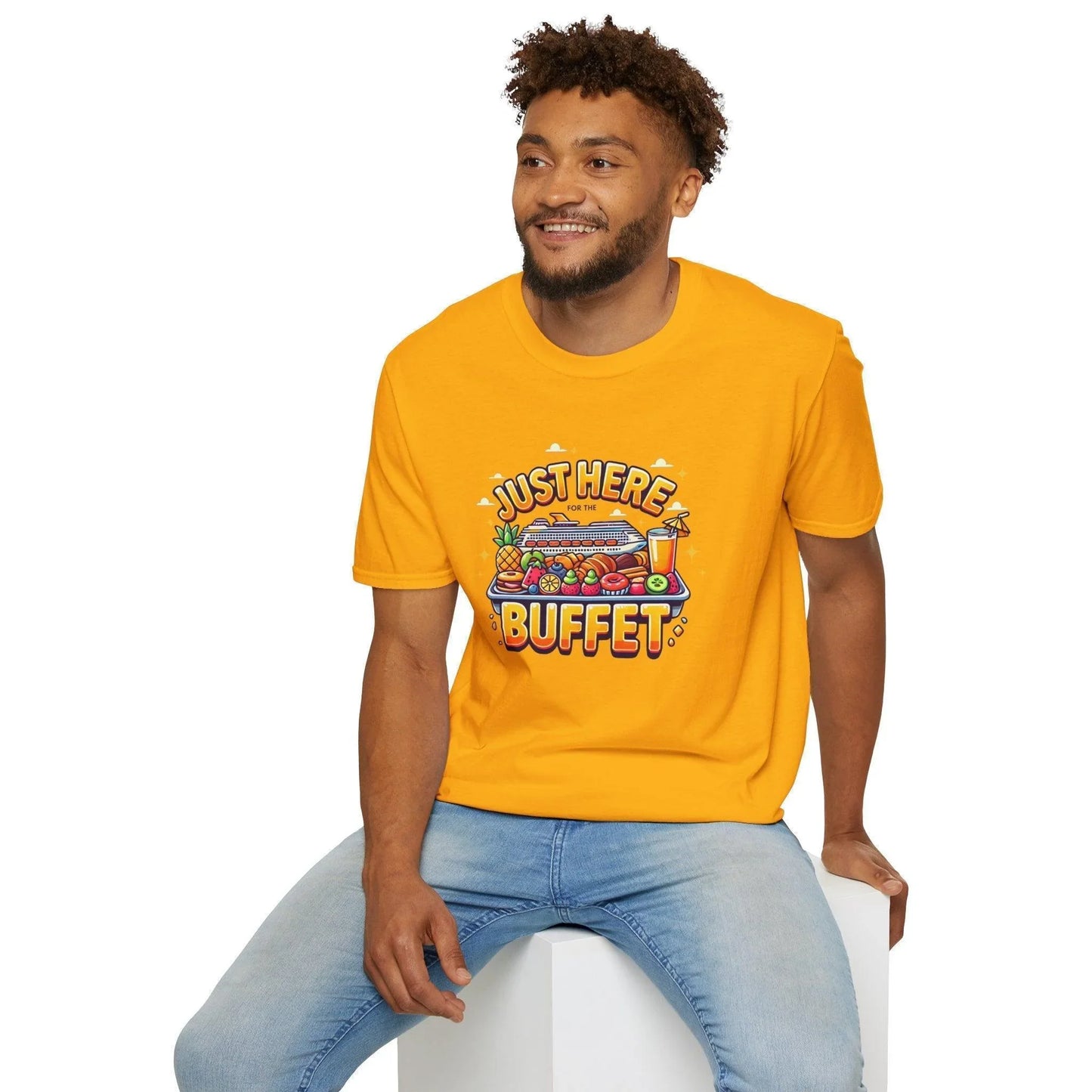 Just Here for the Buffet 🛳️🍽️ - Unisex Tee - Whippie's