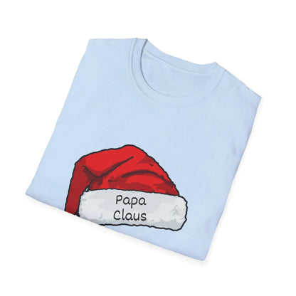 Papa Claus: The Coolest Santa in Town 🎅- Mens Softstyle T-shirt - Whippie's