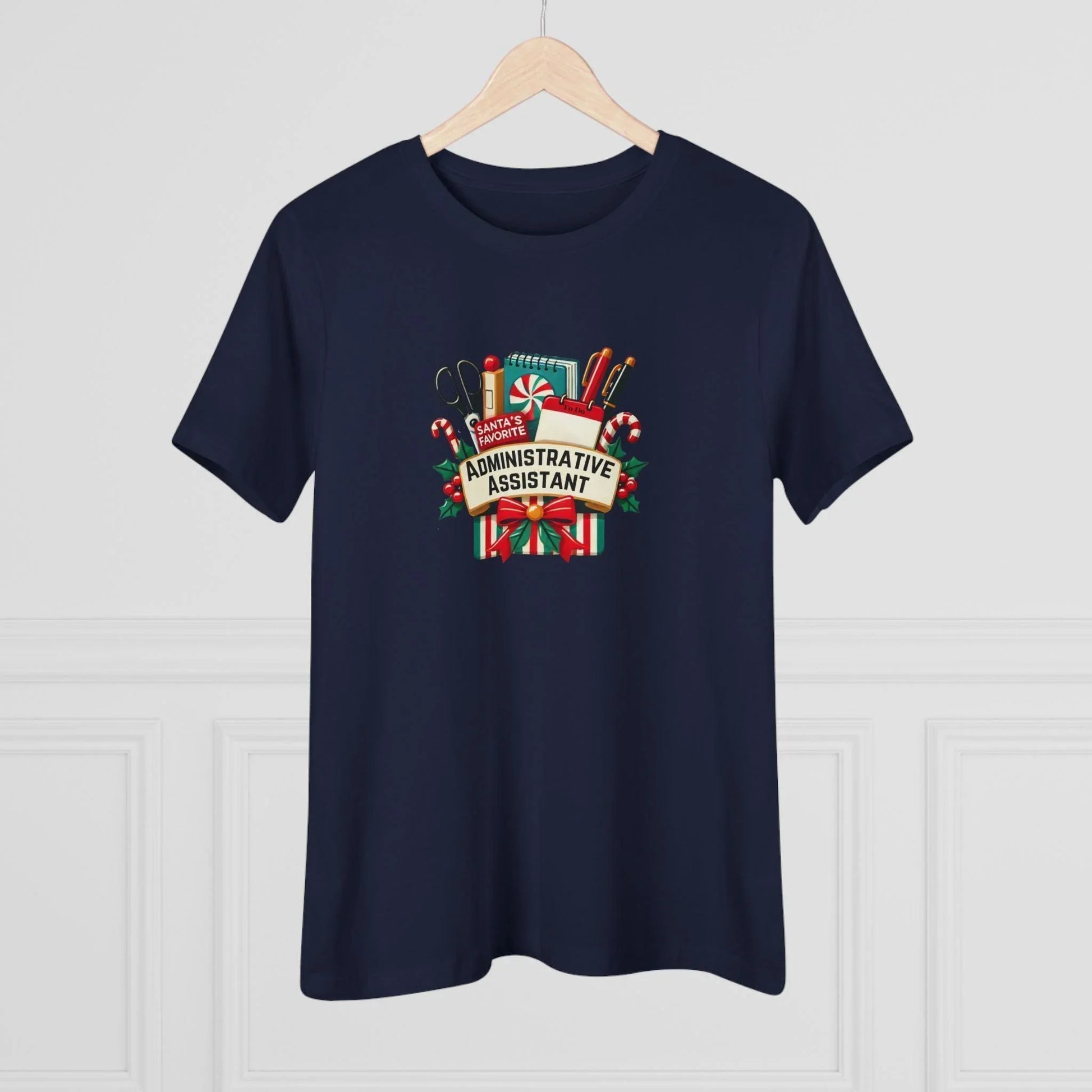 Santa's Favorite Administrative Assistant - Women's Softstyle Tee - Whippie's