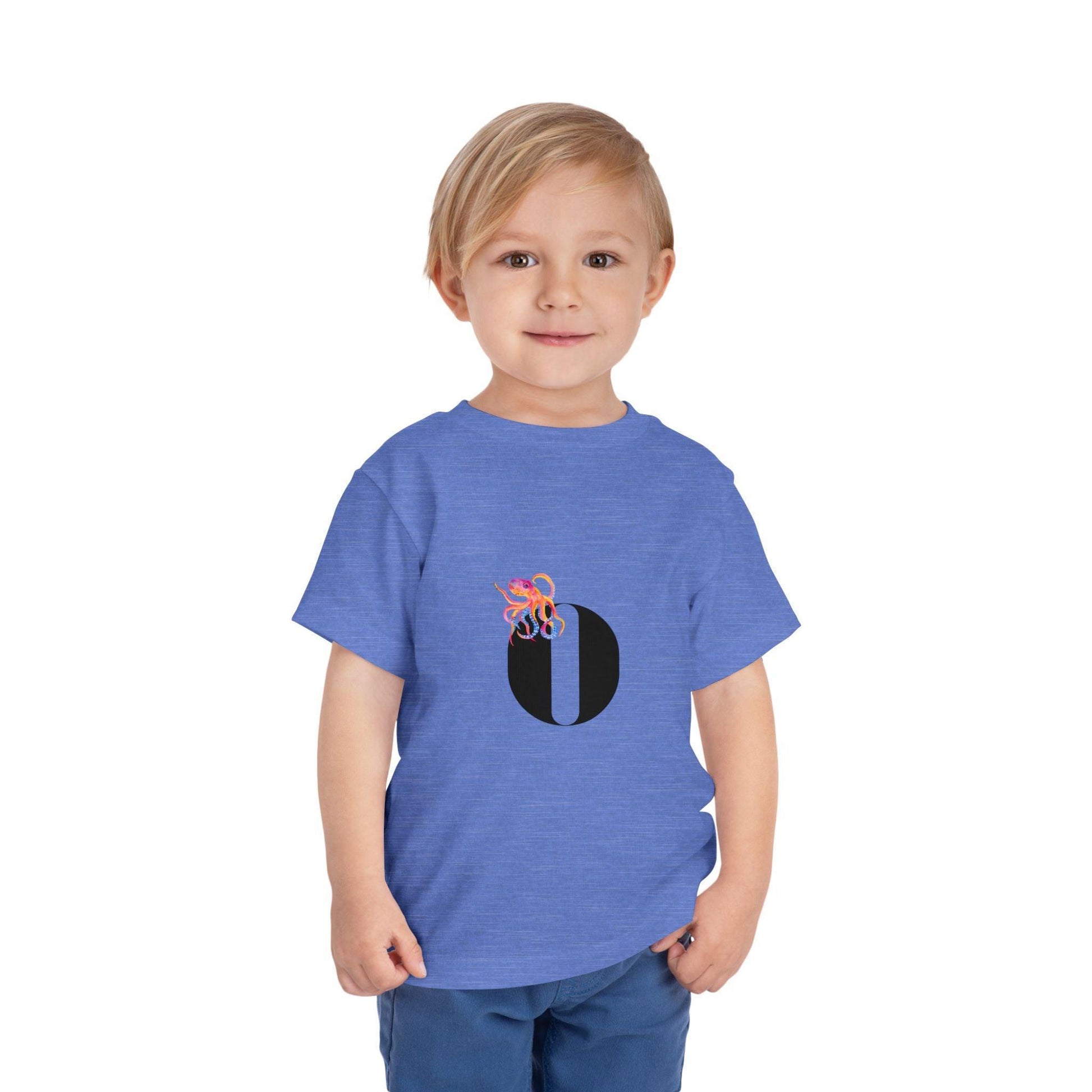 Alphabet Adventures: Letter O - Octopus Toddler T-shirt - Whippie's