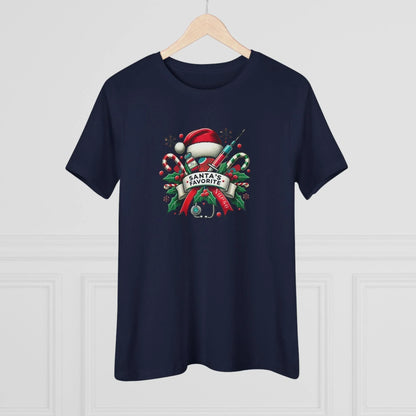 Santa's Favorite Nurse - Women's Softstyle Tee - Whippie's