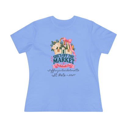 Personalized She’s Off the Market Shirt | Bachelorette Crew Tee