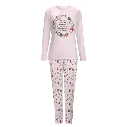 "Slaying or Sleighing" True Crime Christmas Pajamas Set