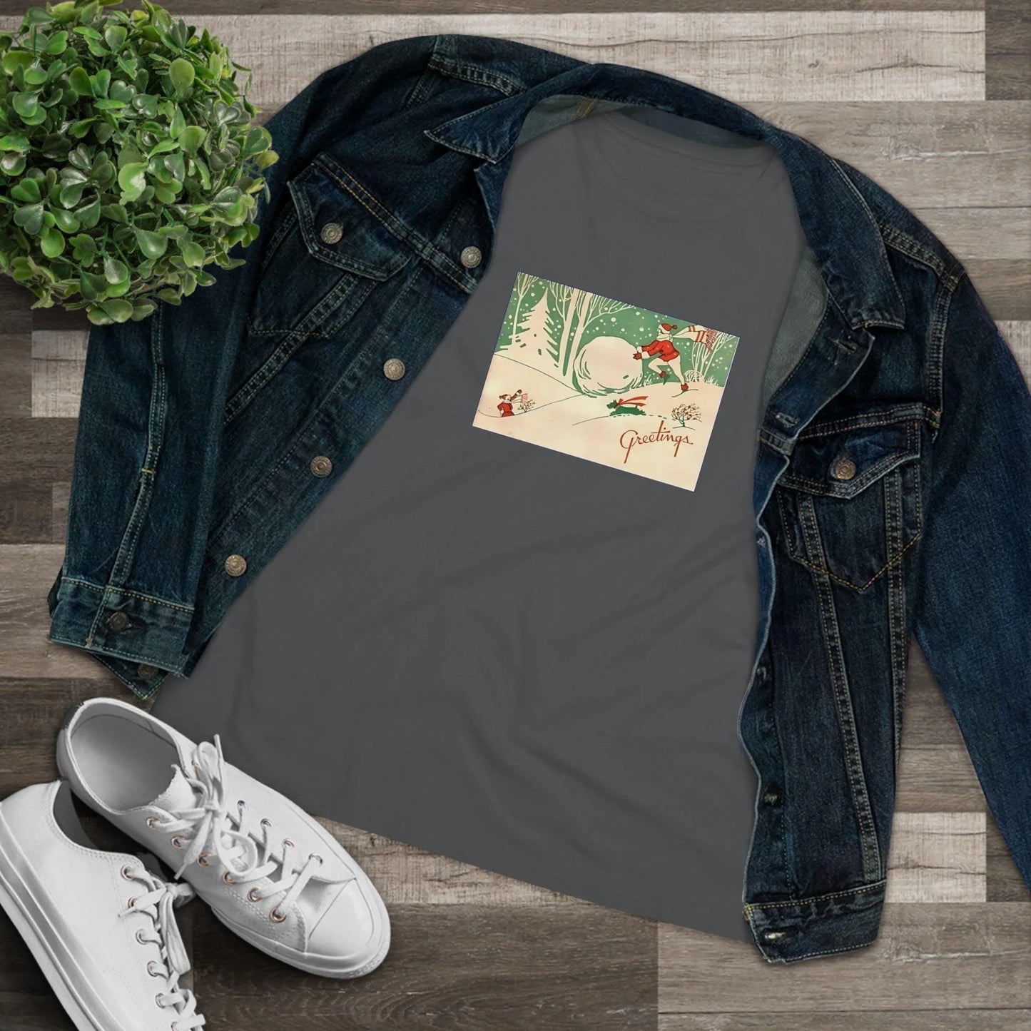 Greetings - Snow Fun - Women's Tee - Whippie's