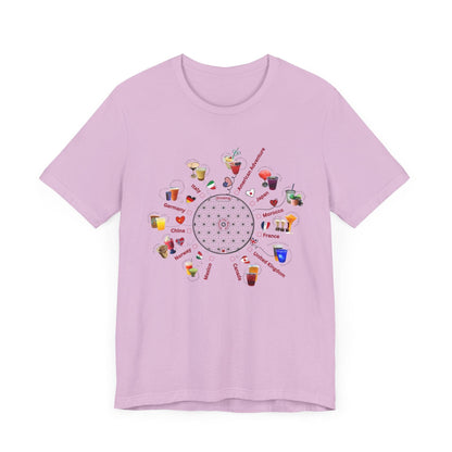 Drinking Around the World Check-Off Unisex Tee - Whippie's