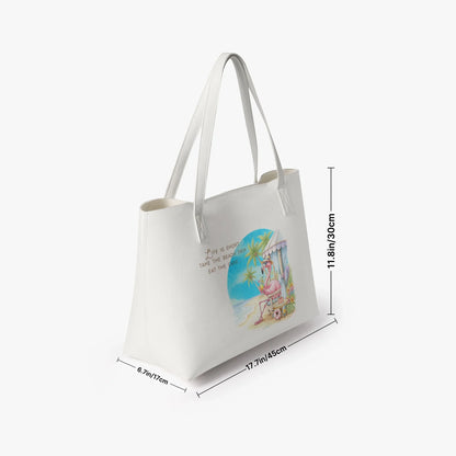 1192. Life is Short, Take the Beach Trip! Shoulder Tote Bag - FREE Shipping! - Whippie's
