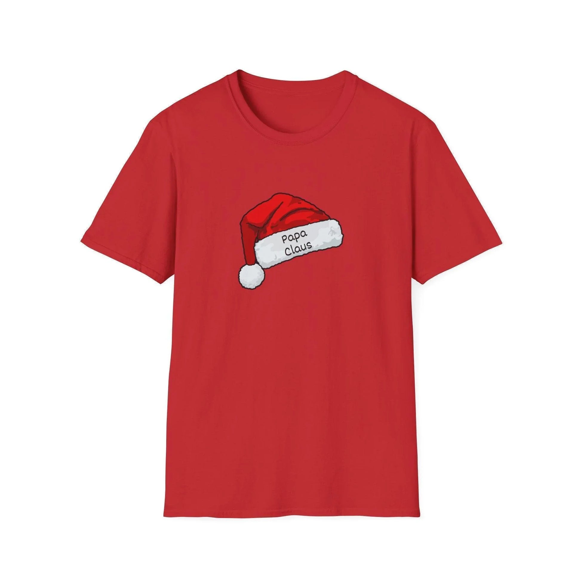 Papa Claus: The Coolest Santa in Town 🎅- Mens Softstyle T-shirt - Whippie's