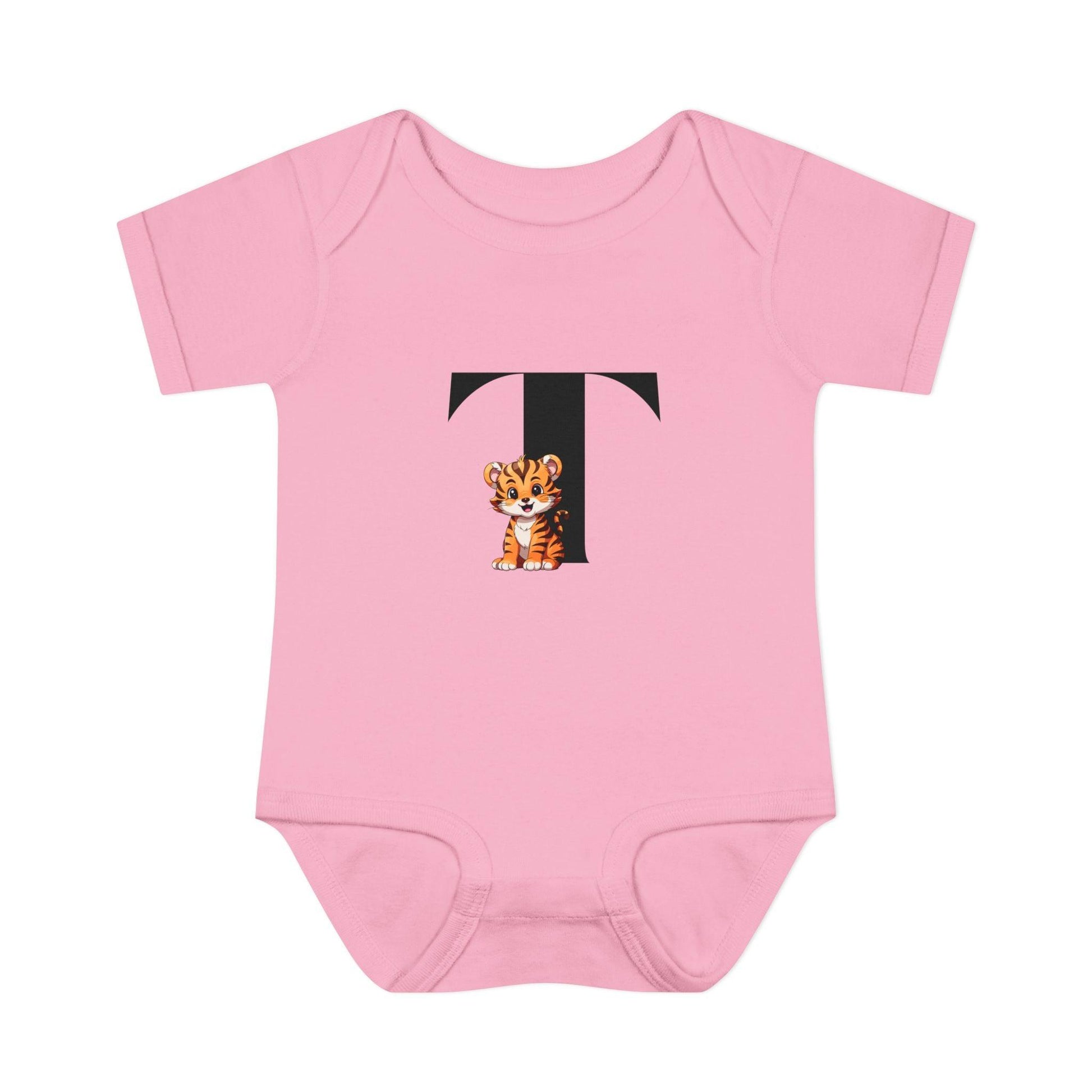 Alphabet Adventures: Letter T - Terrific Tiger Baby Onesie T is for Terrific Tiger! - Whippie's