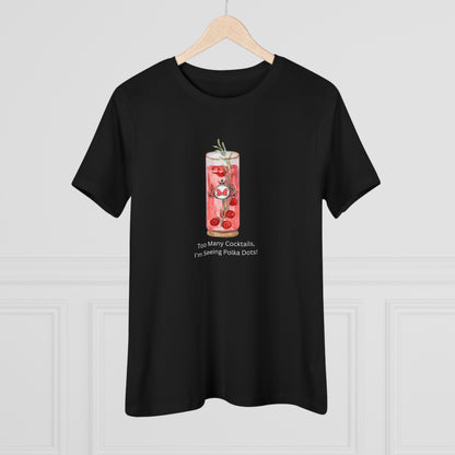 Polka Dot Mouse Cocktail Shirt - Too Many Cocktails!