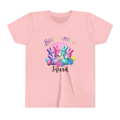 Egg Hunting Squad Youth Tee - 🐣🐰 Hop into Easter Fun! 🐰🐣 - Whippie's