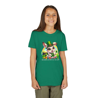 Who Needs Luck with All This Charm? Youth Tee - Spread Luck and Laughter! 🍀🍀 - Whippie's