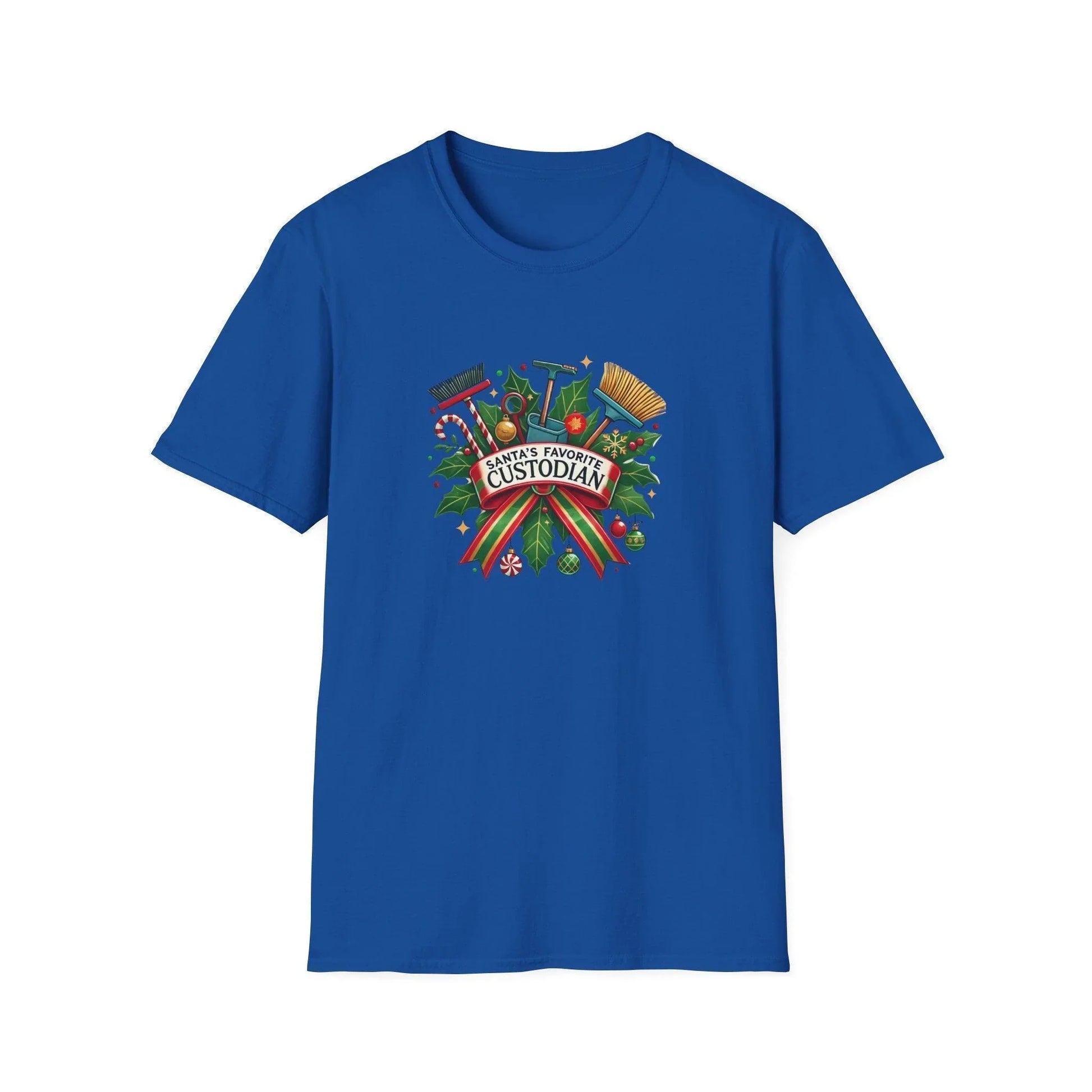 Santa's Favorite Custodian Unisex Tee 🧹🎅 - Whippie's