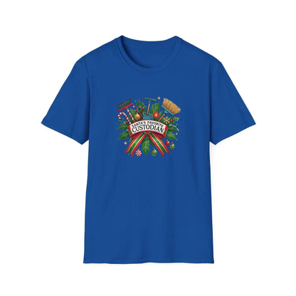 Santa's Favorite Custodian Unisex Tee 🧹🎅 - Whippie's