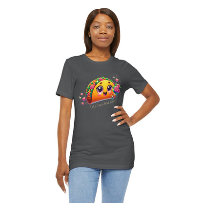 🌮 Let's Taco 'Bout Love 💖 Unisex Jersey Tee ✨ Spread the love this Valentine's Day! - Whippie's