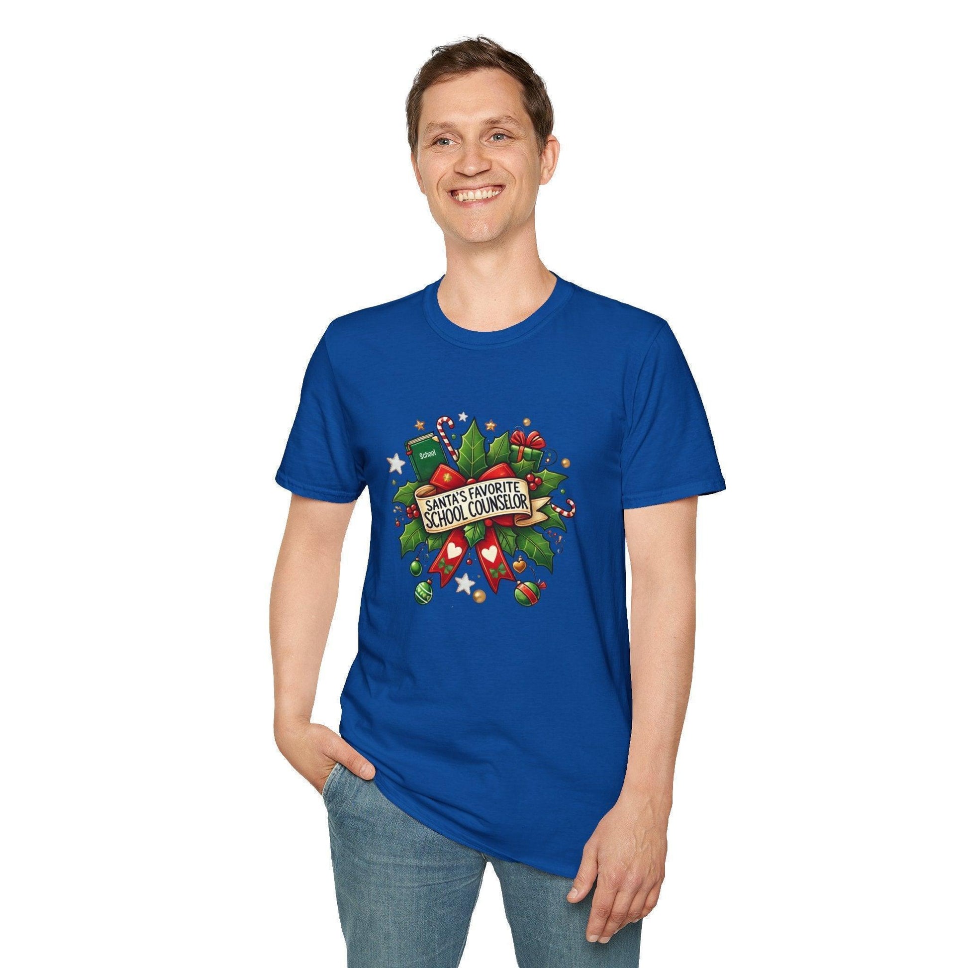 Santa's Favorite School Counselor Unisex Tee 🍎🎅 - Whippie's
