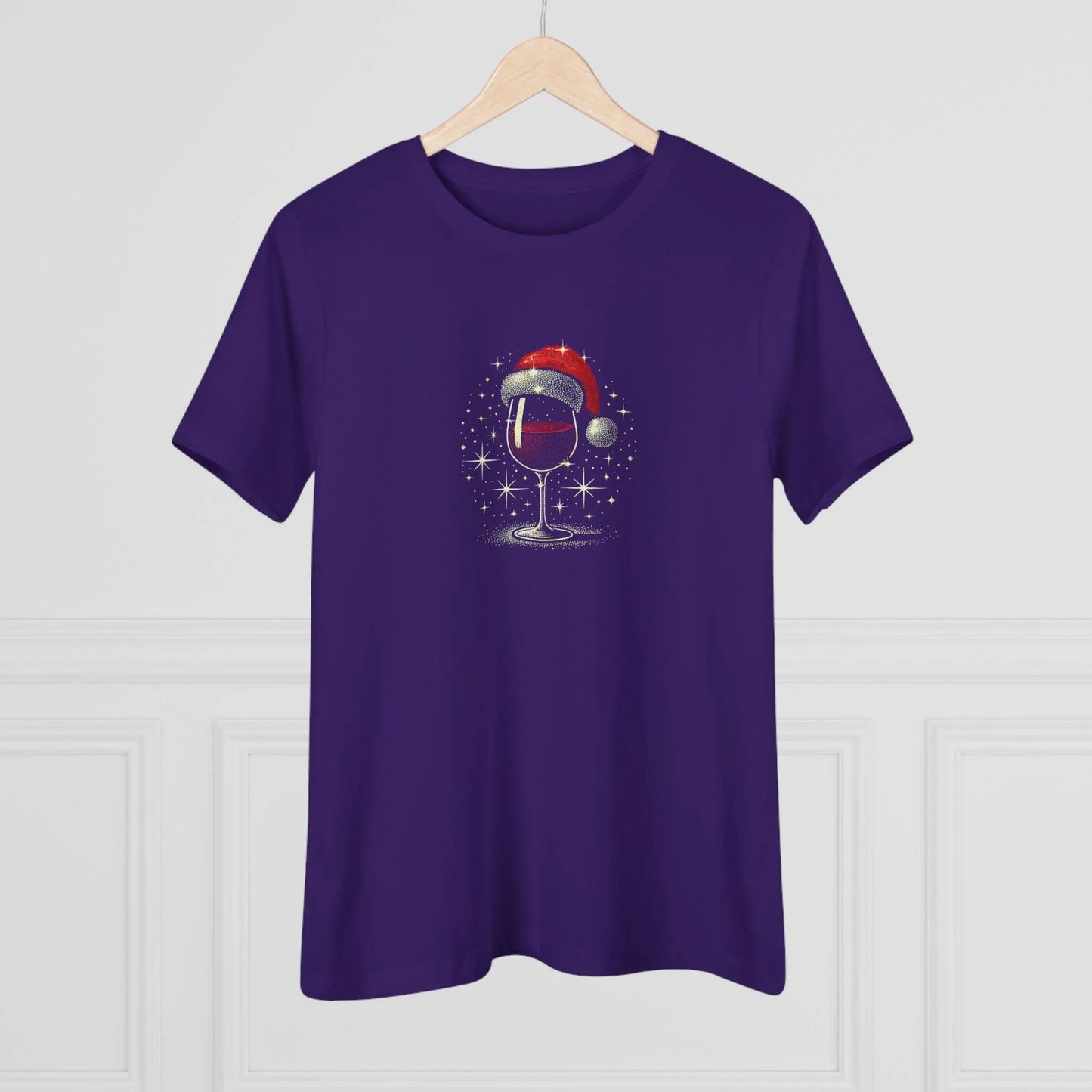 Wine & Christmas Cheer- Women's Softstyle Tee - Whippie's