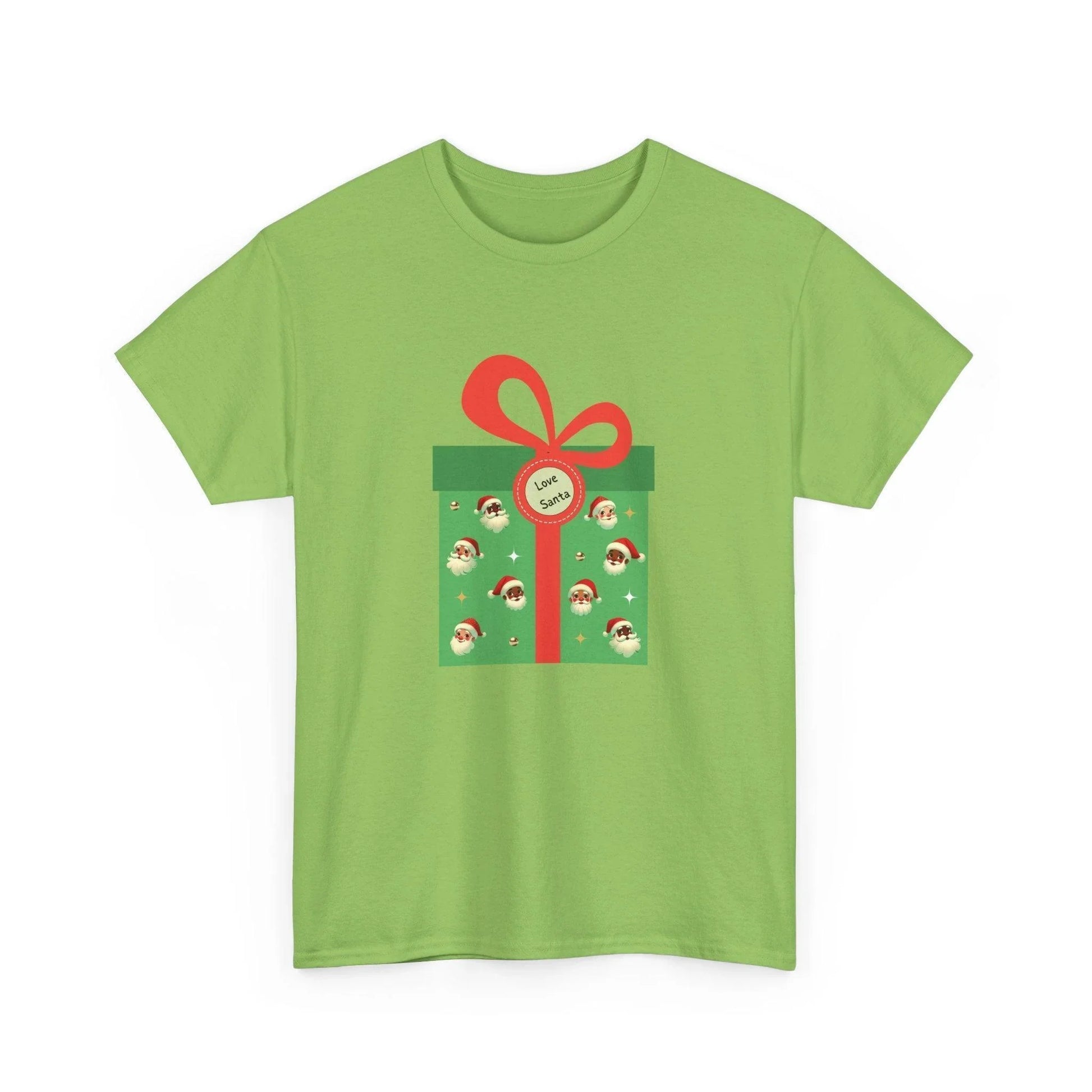 Love Santa Present 🎅 Unisex Heavy Cotton™ Tee! - Whippie's