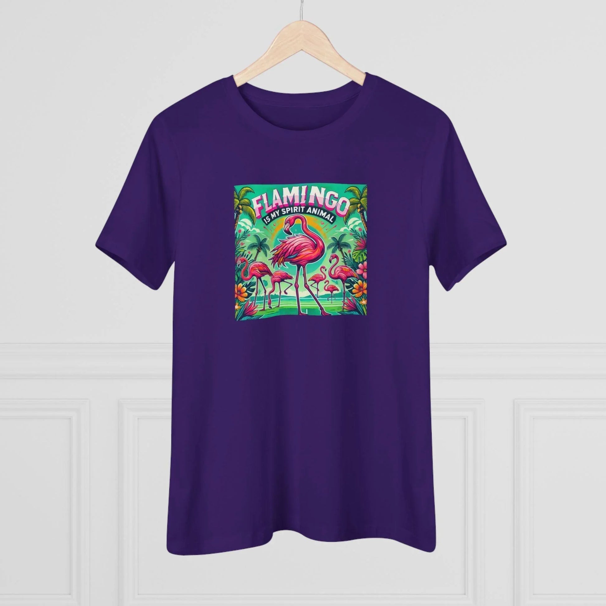 Flamingo is My Spirit Animal - Women's Softstyle Tee - Whippie's
