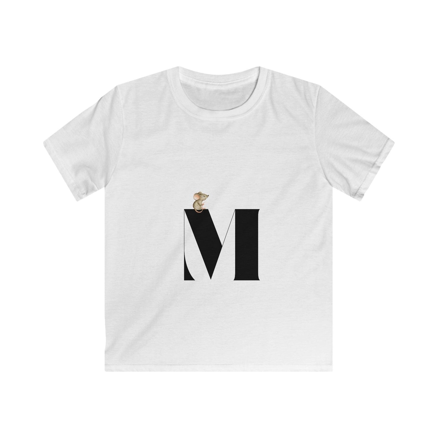 Alphabet Adventures: Letter M - Mouse Youth T-Shirt - Whippie's