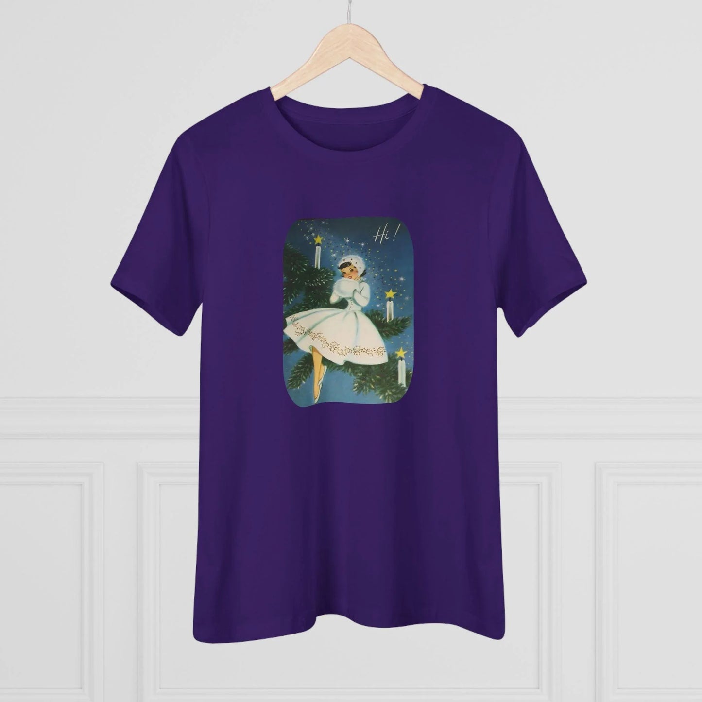 Hi! Lady in White - Women's Tee - Whippie's