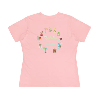 Pixie Dust and Cocktails Shirt - Double-Sided Drinking Around the World Tee