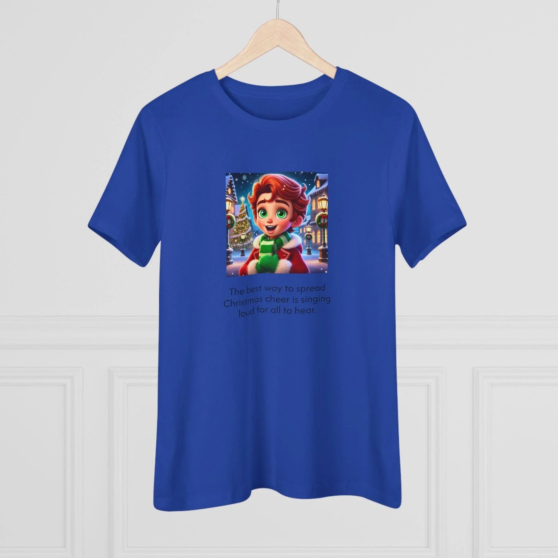 Caroler - Christmas Cheer - RH Boy - Women's Tee - Whippie's