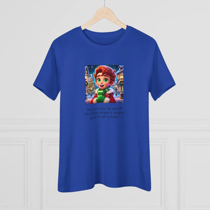 Caroler - Christmas Cheer - RH Boy - Women's Tee - Whippie's