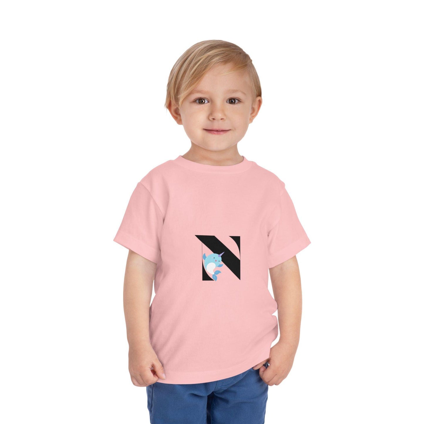 Alphabet Adventures: Letter N - Narwhal Toddler T-shirt - Whippie's