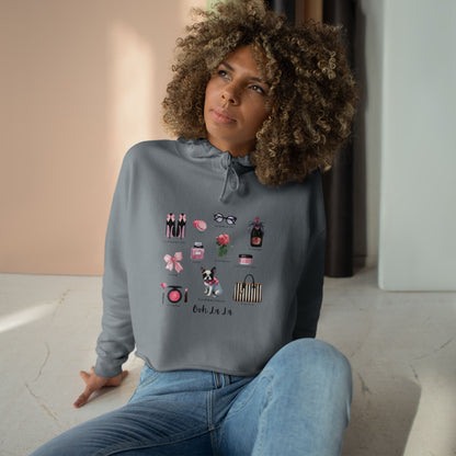 Ooh La La! French Chic Crop Hoodie