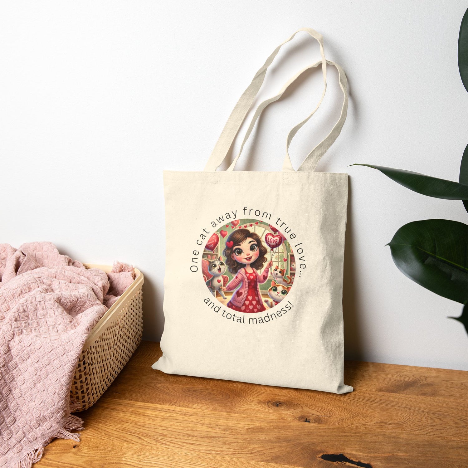 One Cat Away From True Love... Tote Bag