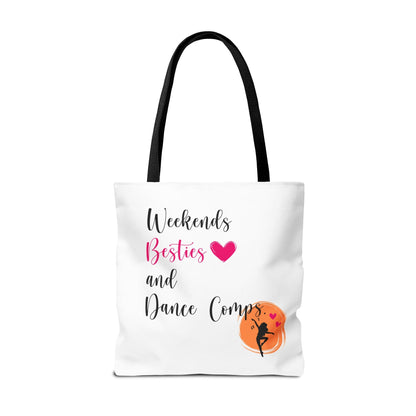 Weekends, Besties, & Dance Comps Tote Bag - 👯‍♀️💖 Carry Your Dance Crew Essentials in Style! 💖👯‍♀️ - Whippie's