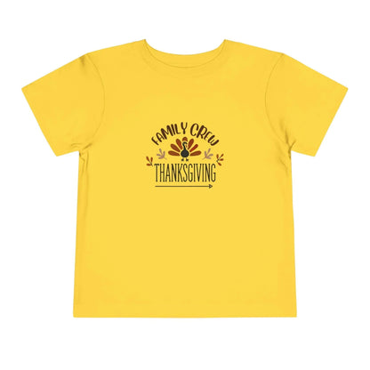 Thanksgiving Family Crew - Toddler Short Sleeve Tee - Whippie's