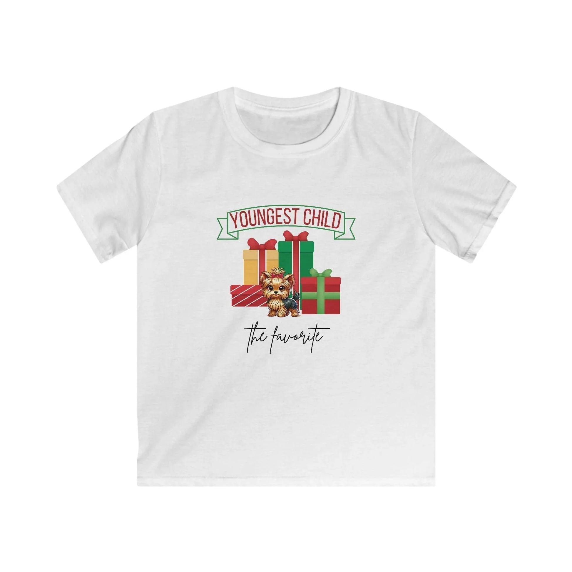 Youngest Child, The Favorite 🎁🐶Yorkie - Kids' Tee! 🎁👑 - Whippie's