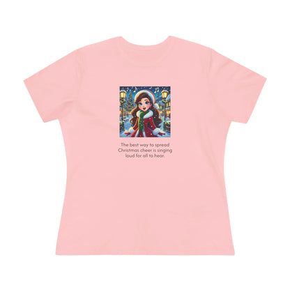Caroler - Christmas Cheer - BHLBE Girl - Women's Tee - Whippie's