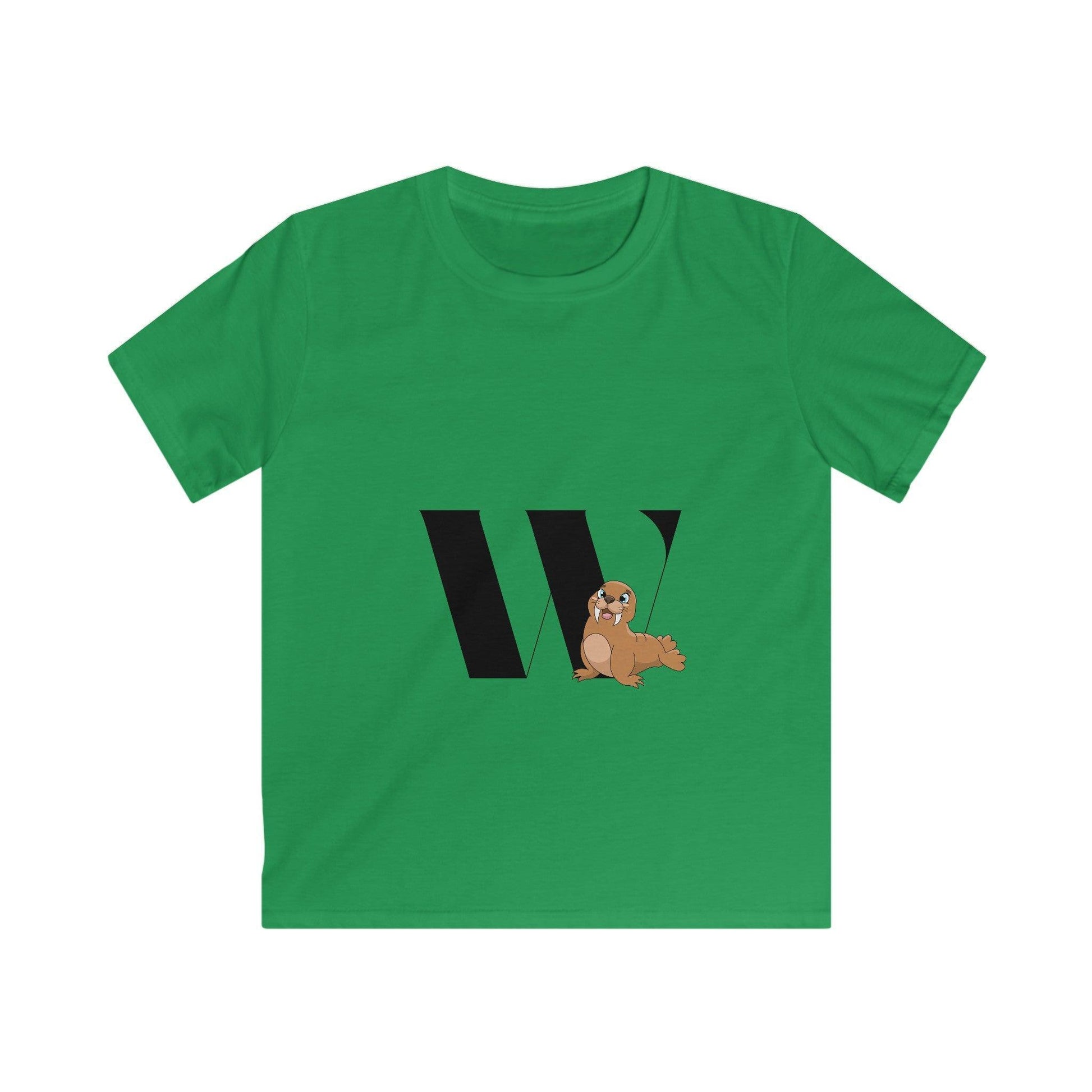 Alphabet Adventures: Letter W - Walrus Youth T-Shirt - Whippie's