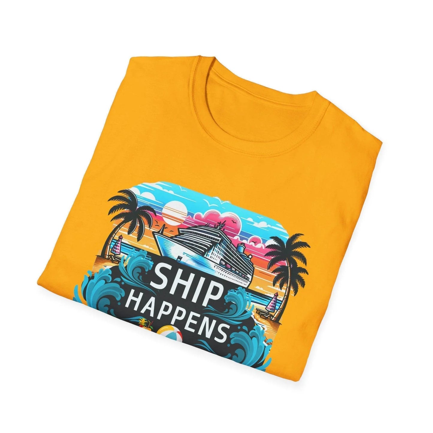 Ship Happens 🛳️🌊 Unisex Tee 🌴 (It's all part of the adventure! 😉) - Whippie's