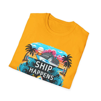 Ship Happens 🛳️🌊 Unisex Tee 🌴 (It's all part of the adventure! 😉) - Whippie's