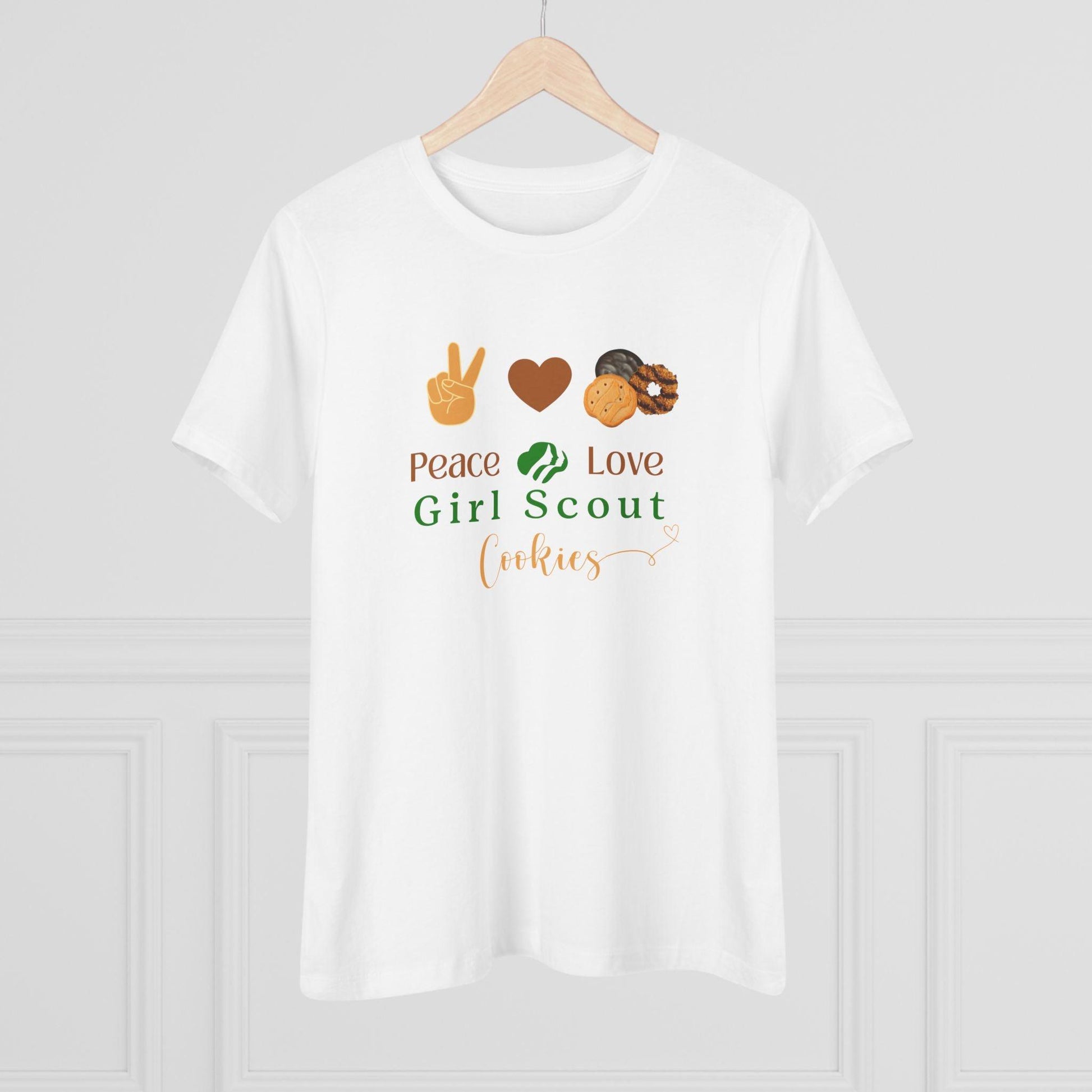 Peace, Love & Cookies Women's Tee - Spread the Love (and Cookies)! ✌️💖🍪 - Whippie's