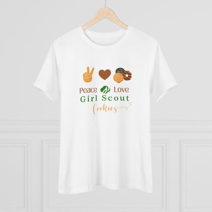 Peace, Love & Cookies Women's Tee - Spread the Love (and Cookies)! ✌️💖🍪 - Whippie's