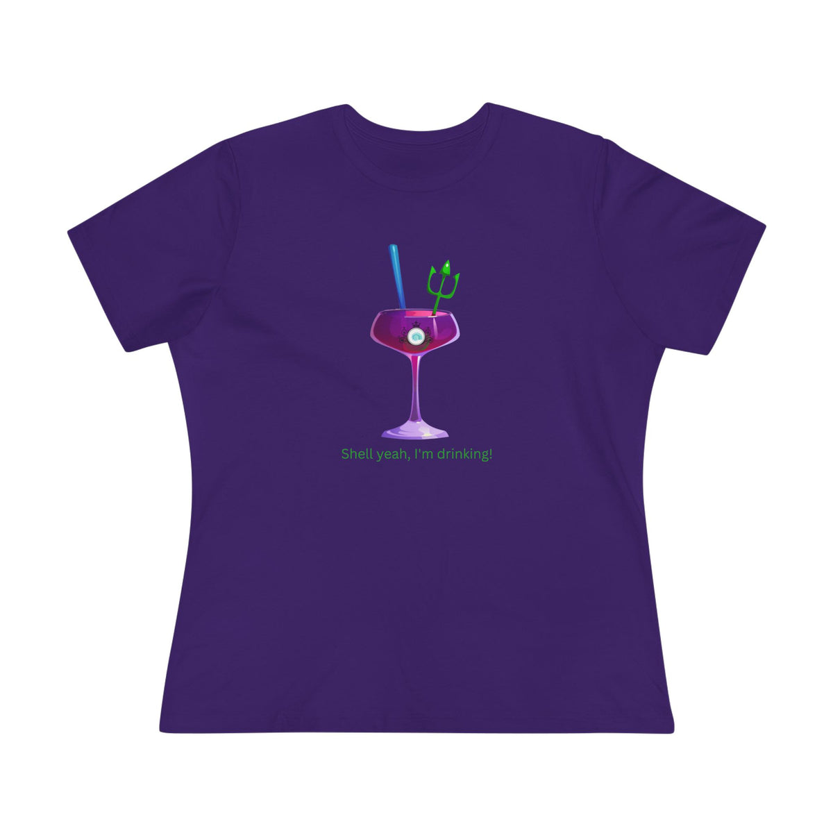 Mermaid Cocktail Shirt - Shell Yeah, I’m Drinking!
