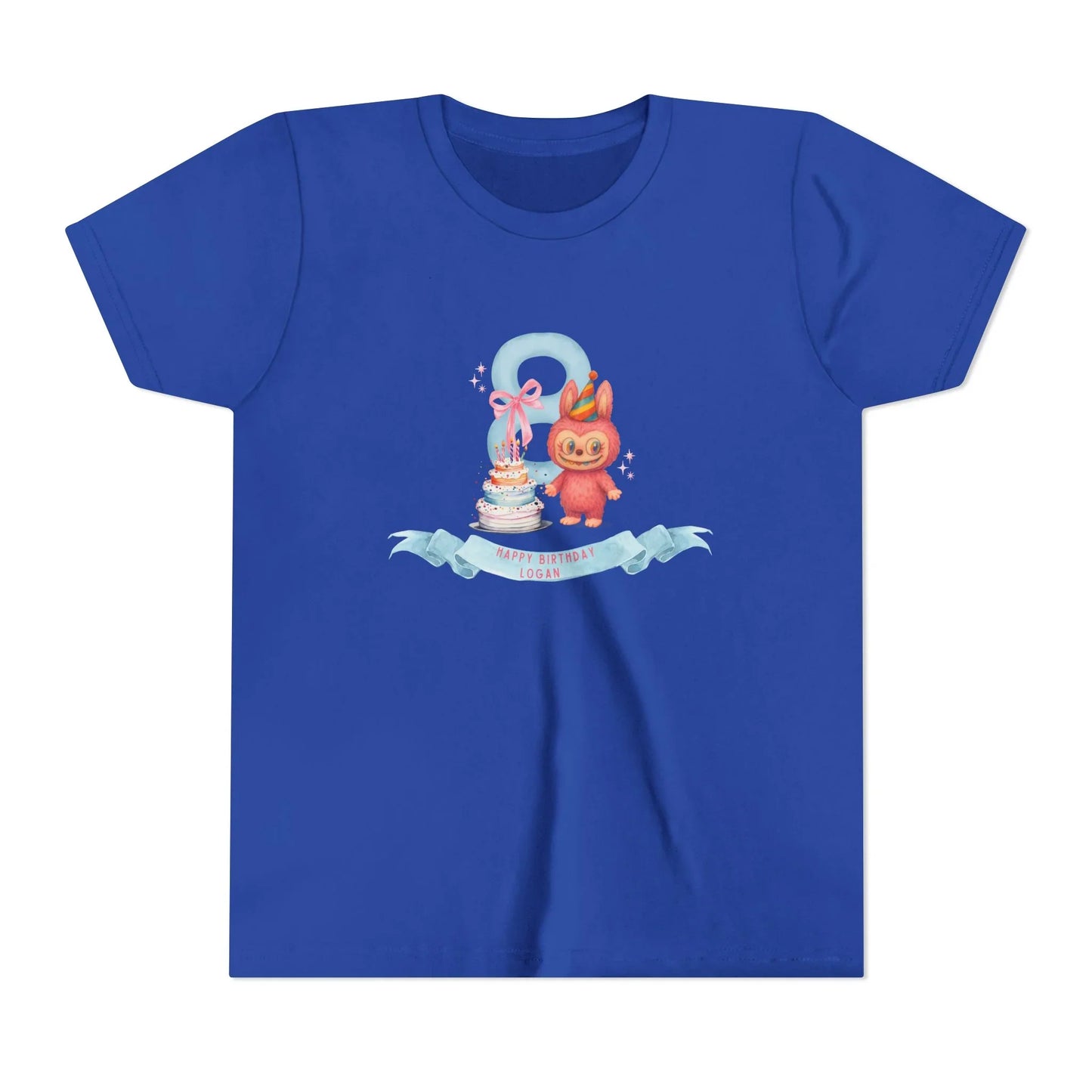 Labubu Birthday Youth Tee - Personalizable - Whippie's