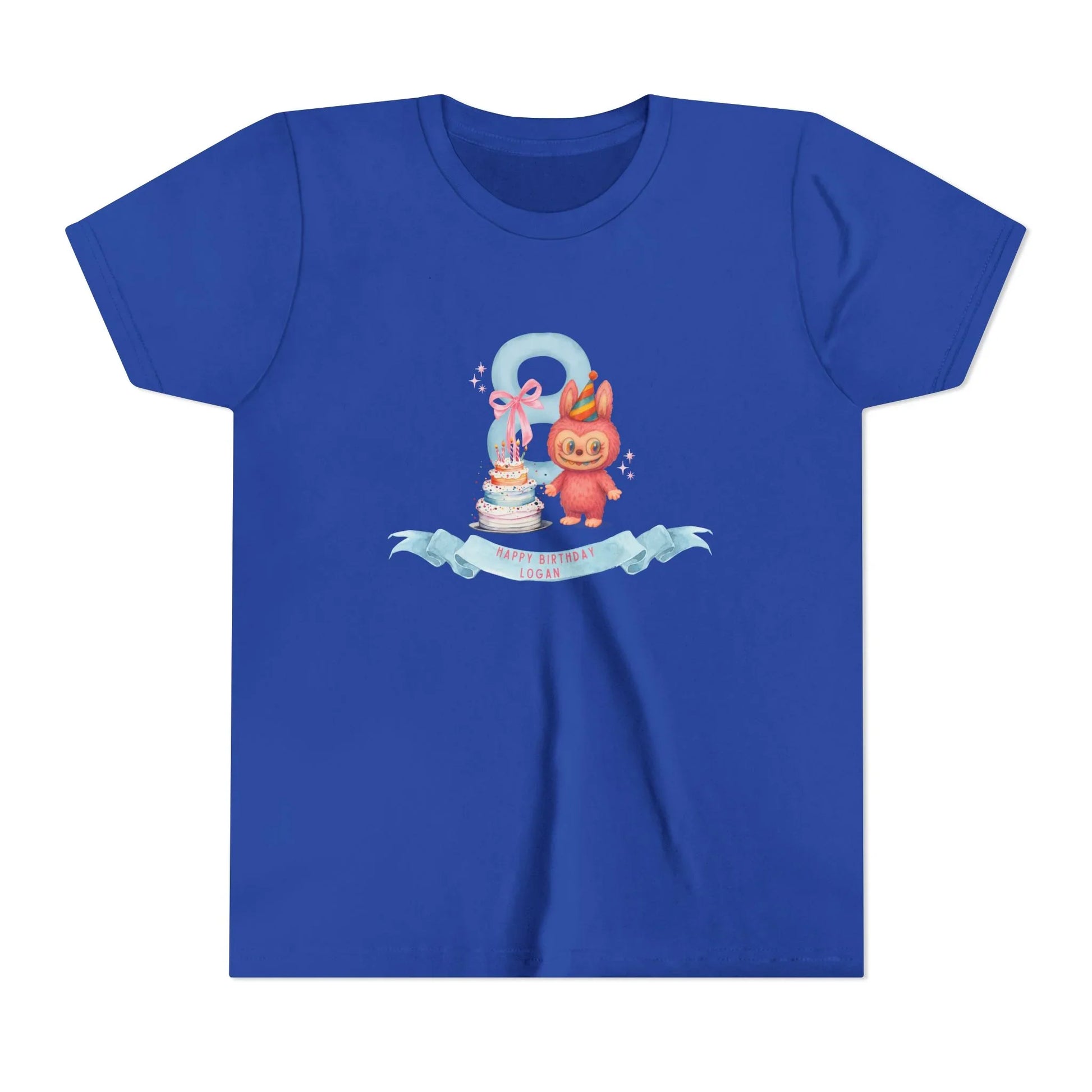 Labubu Birthday Youth Tee - Personalizable - Whippie's