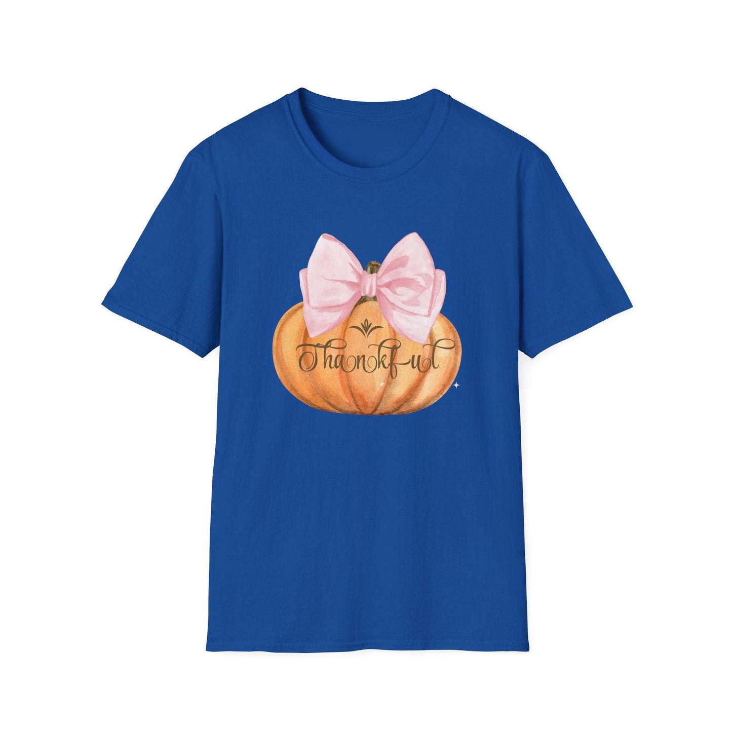 Thankful Pumpkin - A Heart Full of Gratitude! 🧡🎀 Unisex Tee - Whippie's