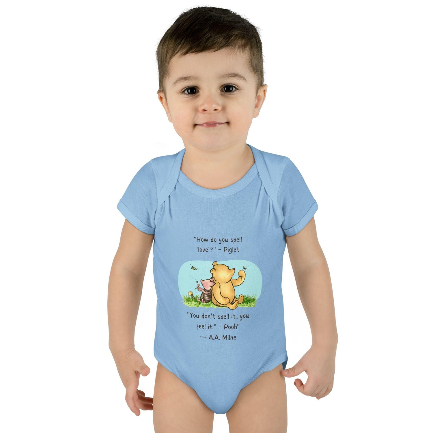 How Do You Spell Love? Baby Onesie - Feel the Love! 🍯❤️ - Whippie's