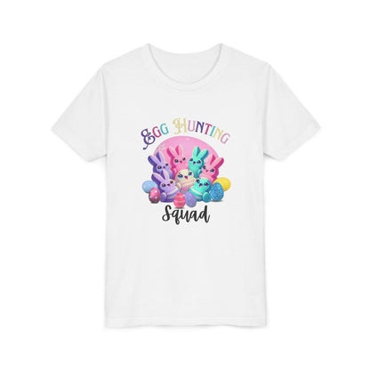 Egg Hunting Squad Youth Tee - 🐣🐰 Hop into Easter Fun! 🐰🐣 - Whippie's