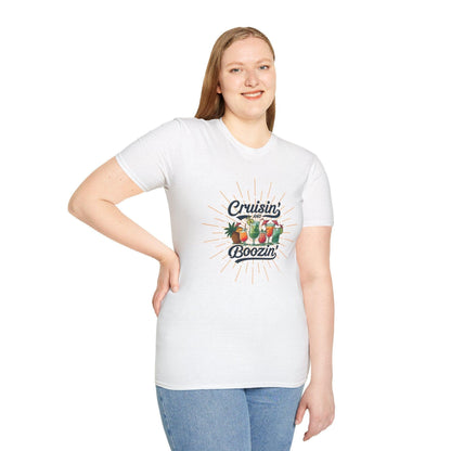 Cruisin' and Boozin Unisex Tee 🛳️🍹 - Whippie's