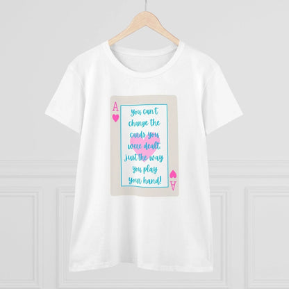 💖 Ace of Hearts 💪 Women's Tee ✨ Play your hand like a queen! 👑 - Whippie's